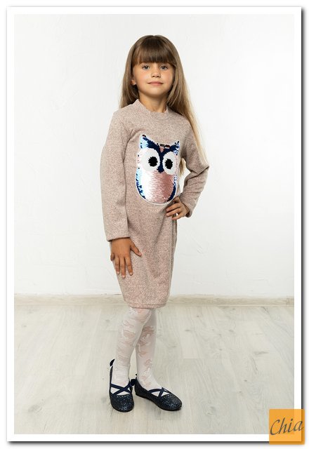 Платье детское Софи сова №1