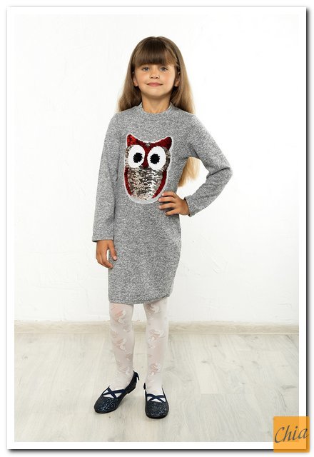 Платье детское Софи сова №1