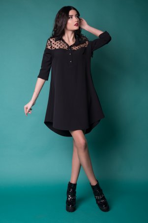 Cocoon: Платье-рубашка Annabel - black - фото 1