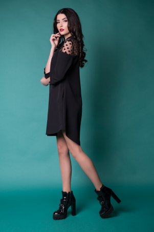 Cocoon: Платье-рубашка Annabel - black - фото 4