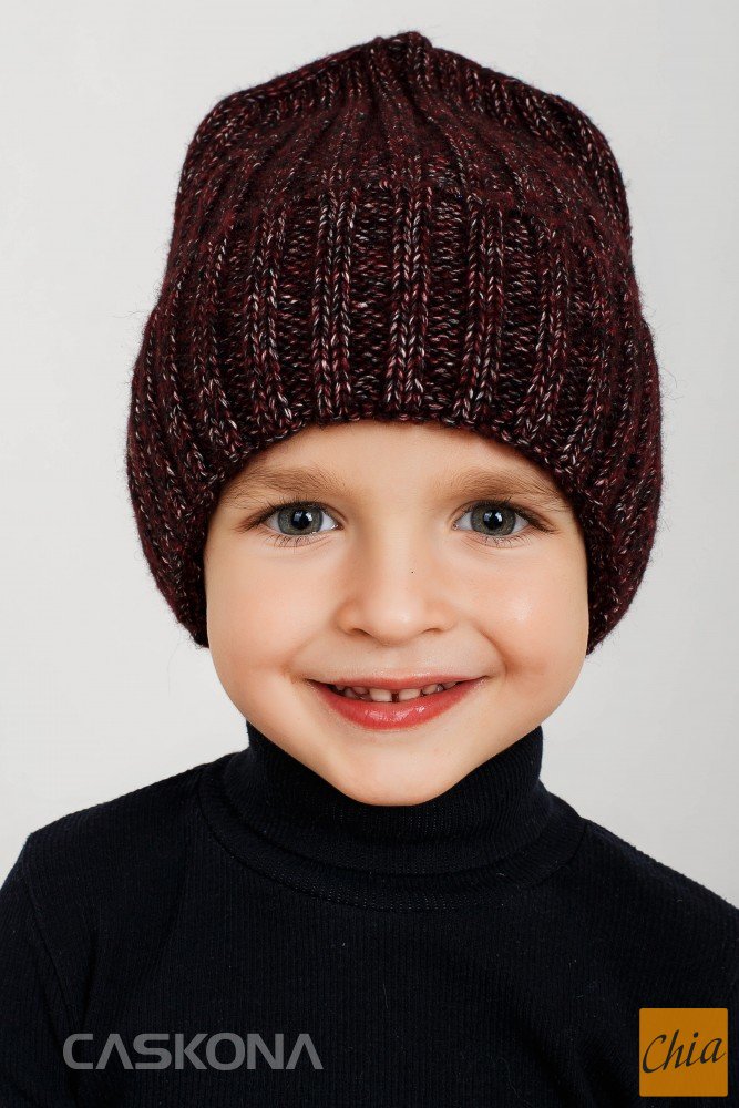 SMITH 2 CH FLIP UNI ШАПКА марсала меланж