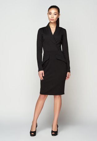 A-Dress: Черное маленькое платье с декольте 707321 - фото 1