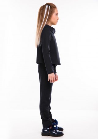 Sofia Shelest: Костюм Гвен кофта+брюки черный подросток К00546 - фото 1