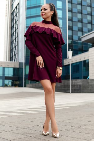 Daminika: Платье с высоким воротником " Rills" 11828 B - фото 1