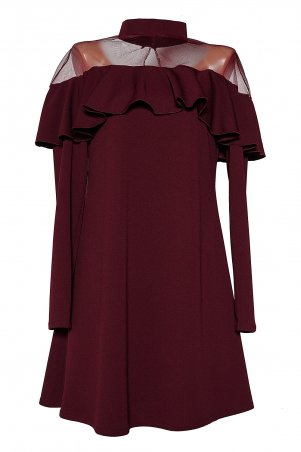 Daminika: Платье с высоким воротником " Rills" 11828 B - фото 3