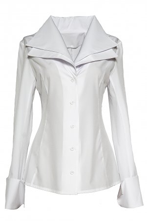 Daminika: Строгая блуза-рубашка "Миранда" 21813 W - фото 4