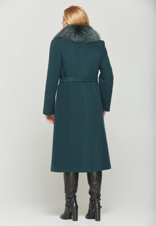 DANNA: Пальто зимнее зеленое 157 темно-зеленый - фото 2