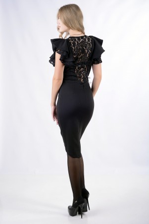 InRed: Платье "ELIZABETH" черное 7250 - фото 6