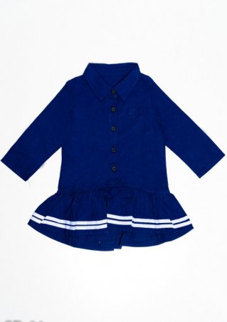 ISSA PLUS: Детские платья CD-21_синий - фото 1