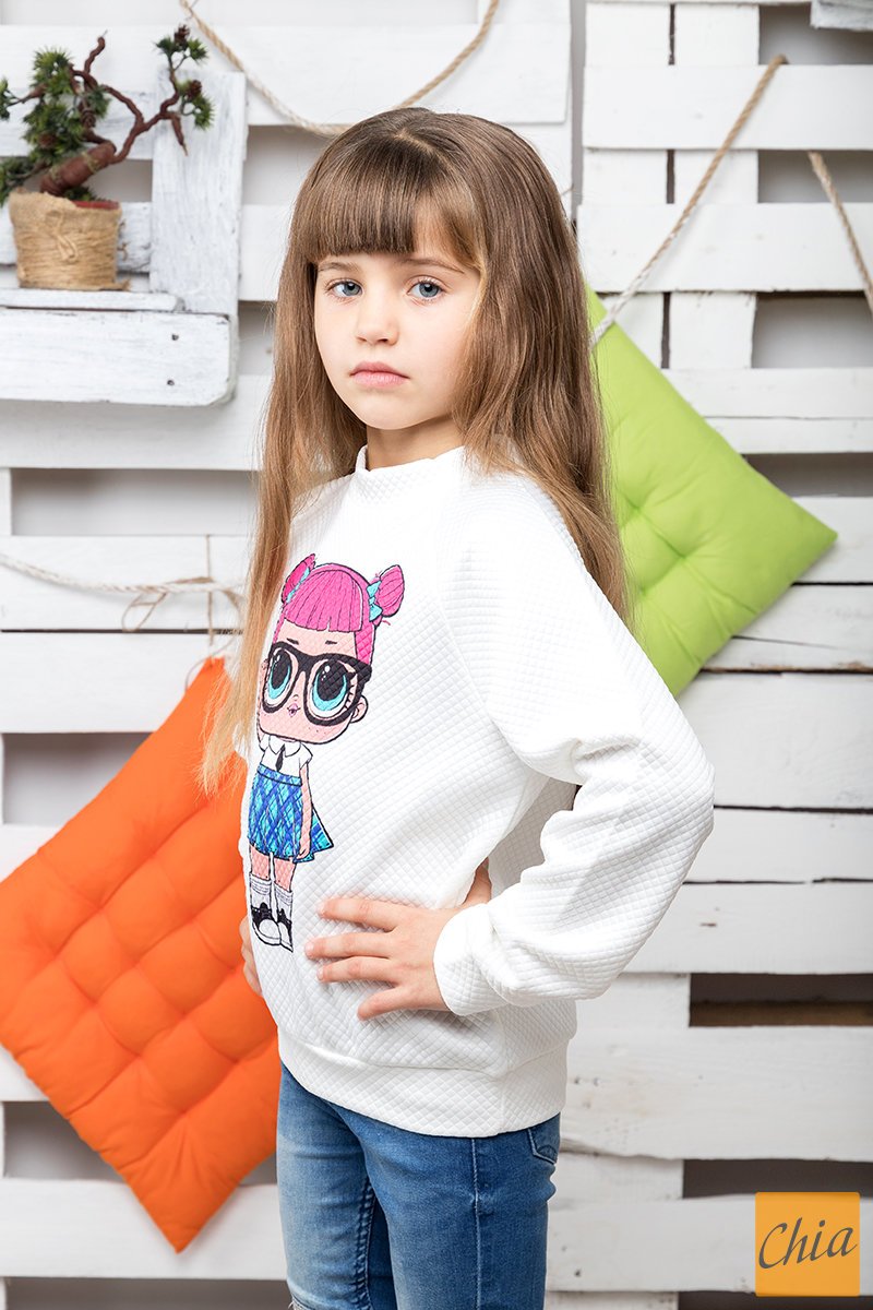 Свитшот Кукла Лол молоко