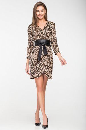 Itelle: Леопардова сукня з трикотажу Дорета 5117 - фото 1
