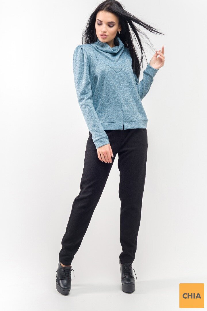 Свитшот Тетрис голубой