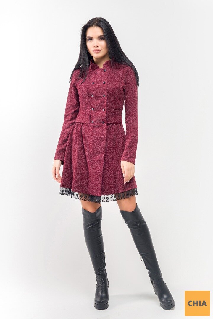 Платье Селеста бордовое