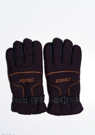 ISSA PLUS: Мужские перчатки 7884_темно-коричневый - фото 1