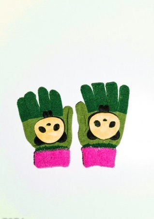 ISSA PLUS: Детские перчатки и варежки 7874_салатовый/зеленый - фото 1