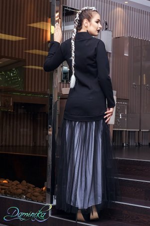 Daminika: Платье-свитер в пол "Fleur" 11743 A - фото 4