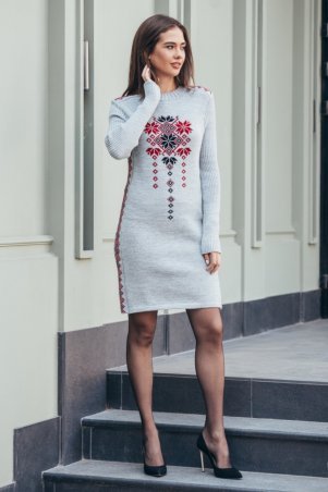 Guash: Вязаное платье в украинском стиле «Стася» 1363 - фото 1