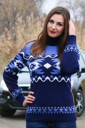 Guash: Теплый вязаный женский свитер «Стрелки» 2023 - фото 1