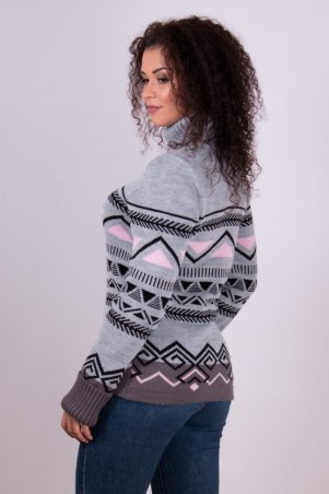 Guash: Теплый вязаный женский свитер «Слойка» 2041 - фото 2