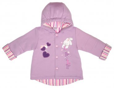 Garden baby: Куртка для дівчинки, бузковий/бузкова смужка 105543-02/26 - фото 1