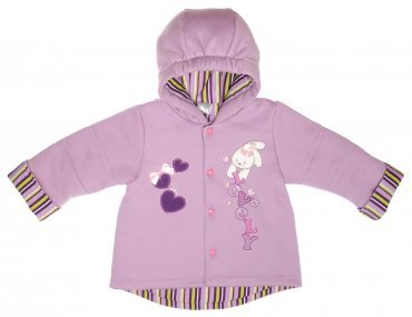 Garden baby: Куртка для дівчинки, бузковий/бузкова смужка 105543-02/26 - фото 2