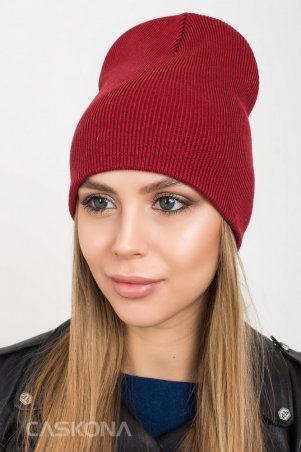 Caskona: PERI Uni ШАПКА бордовый CS 44320 - фото 1