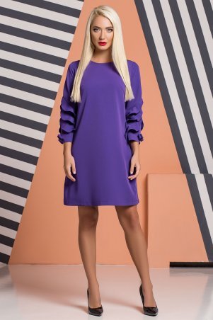 Garda: Фиолетовое Платье С Бантиками И Воланами 300443 - фото 1