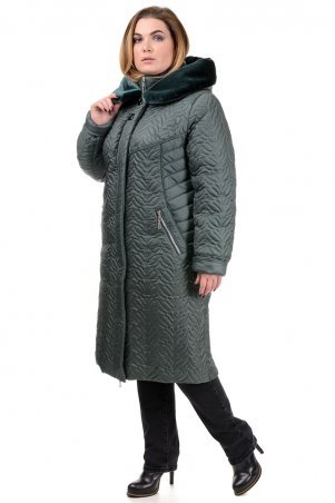 A.G.: Зимнее пальто "Орнелла" 211 зеленый - фото 1