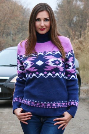 Guash: Теплый вязаный женский свитер «Стрелки» 2025 - фото 1