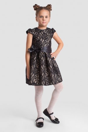 Modna Anka: Детское платье 112140 черный 112140 - фото 1