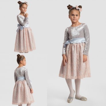 Modna Anka: Детское платье 112147 розовый 112147 - фото 4