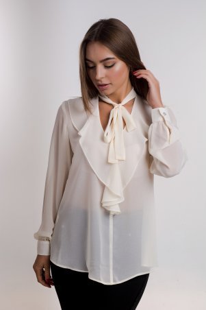 K&ML: Стильная женская блуза из шифона 484.1 - фото 3