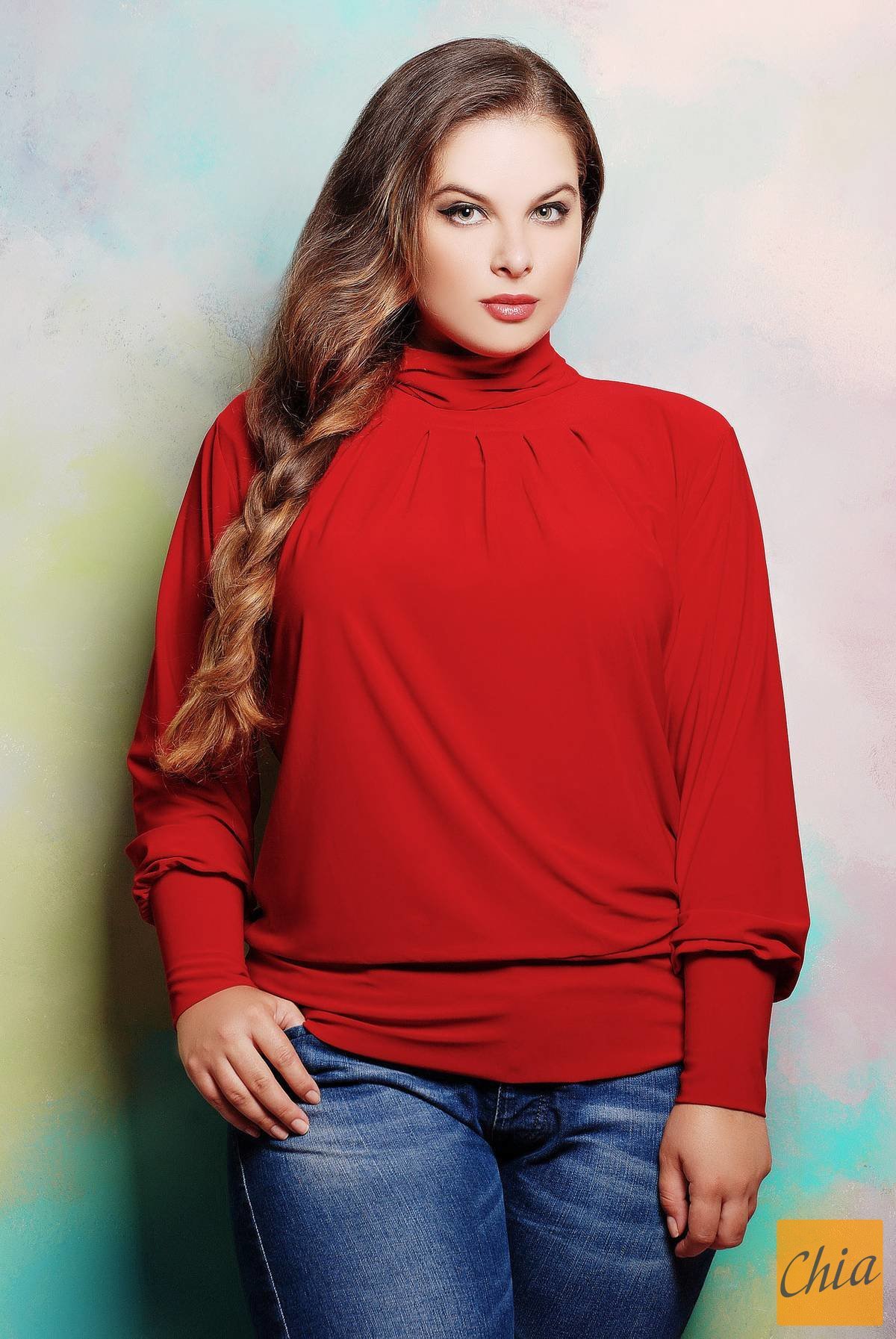 Гольф со сборкой на горловине