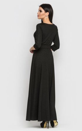 Santali: Вечернее платье в пол (черное) 3867 - фото 3