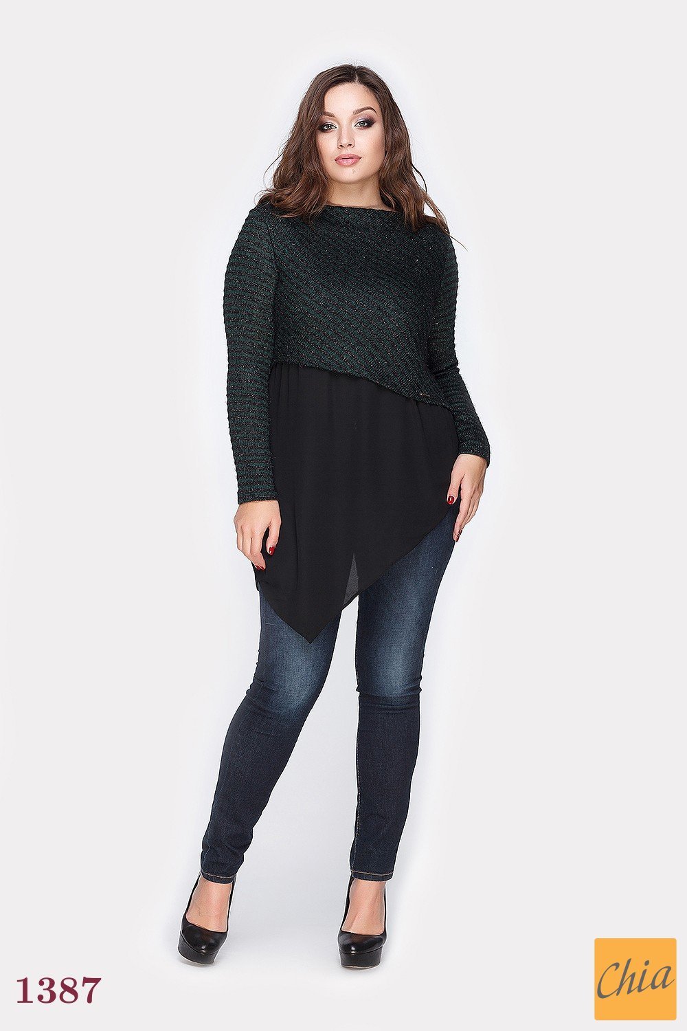 Стильная Туника С Шифоном Фарго