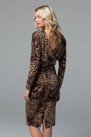 Zefir: Платье миди из ангоры RITA коричневое - фото 2