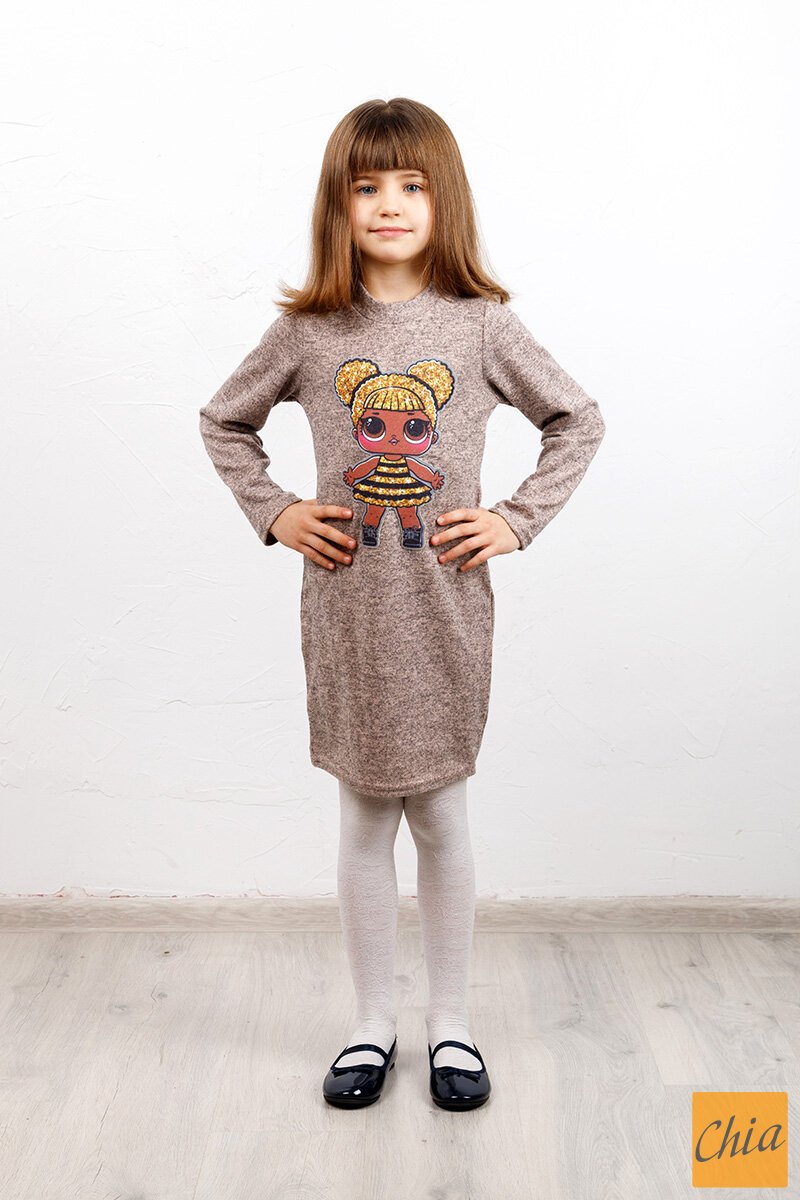 Платье детское LOL золотая