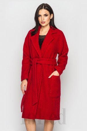 InRed: Пальто "SANDRA" красное 209 - фото 1
