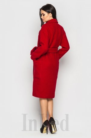 InRed: Пальто "SANDRA" красное 209 - фото 3