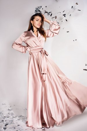 Jadone Fashion: Платье Shine бежевый - фото 1