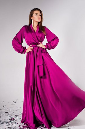 Jadone Fashion: Платье Shine фуксия - фото 1