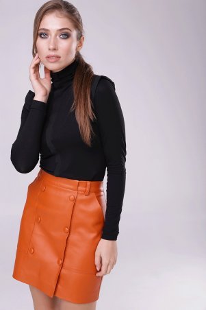 Lavana Fashion: Короткая юбка из эко-кожи LVN1804-1001-5 - фото 1