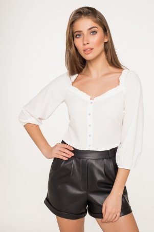 Itelle: Белая блуза с широким рукавом Лузанна 21112 - фото 1