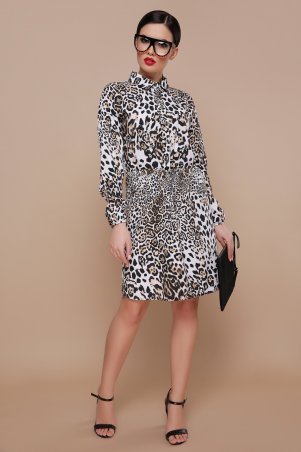 Glem: Платье Леопард  Азиза д/р - фото 1