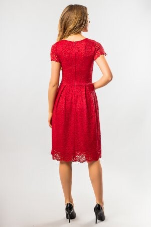 Garda: Красное Платье С Гипюром 300318 - фото 3