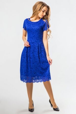 Garda: Синее Платье С Гипюром 300300 - фото 2