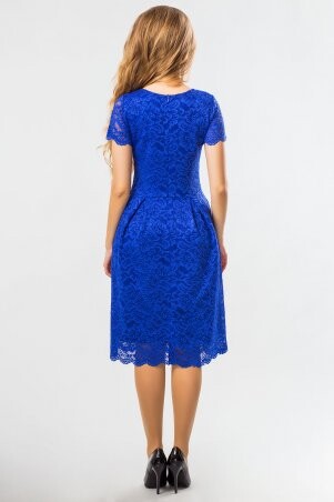 Garda: Синее Платье С Гипюром 300300 - фото 4