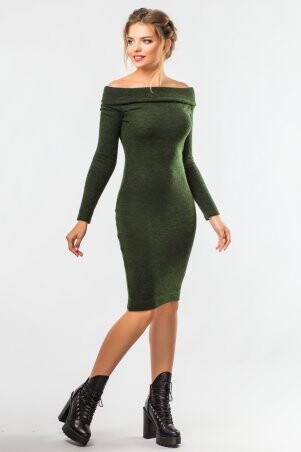 Garda: Платье-Хомут Зеленого Цвета 300220 - фото 1