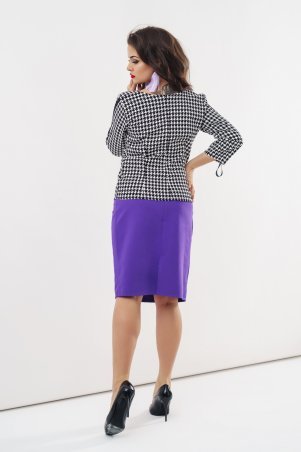 New Style: Костюм (юбка и блуза) 1336_фиолетовый - фото 2
