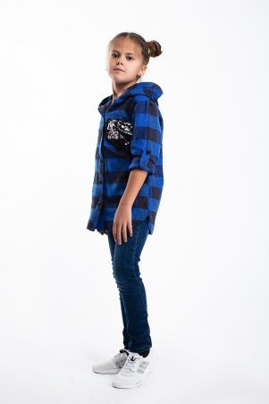 Modna Anka: Детская рубашка 113154 синий 113154 - фото 2
